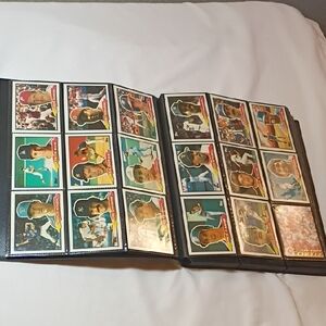 Topps Baseball Trading Cards Black Blue Green Red Accents